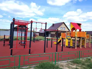 В деревне Меляево городского округа город Кулебаки обустроена новая детская площадка